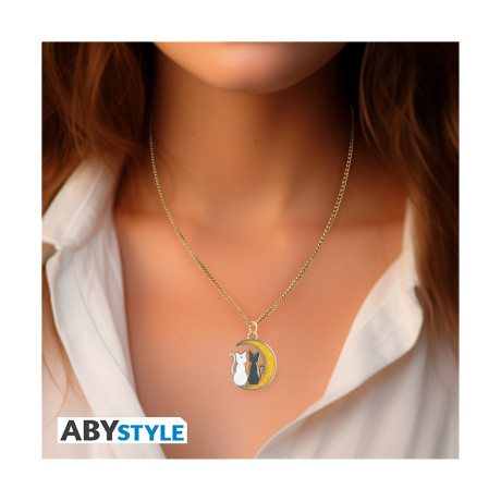 Abysse: Sailor Moon - Cats on the Moon Pendant Necklace (Abyacc534)