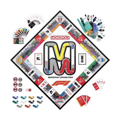 Hasbro Games Monopoly: Formula 1 (Greek Language) (G3437)