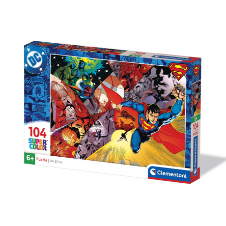 Clementoni Παιδικό Παζλ Super Color Super-Man 104 τμχ
