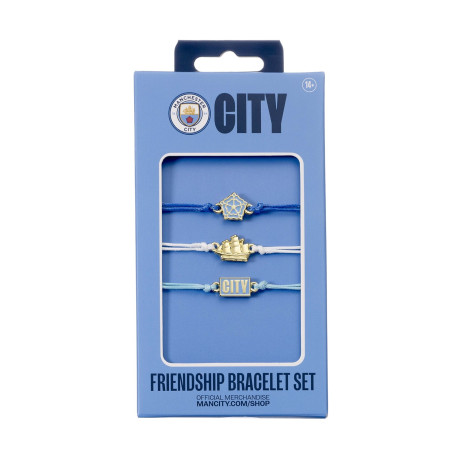 Carat Shop Manchester City fc - Friendship Bracelet set (Mcfb0001)