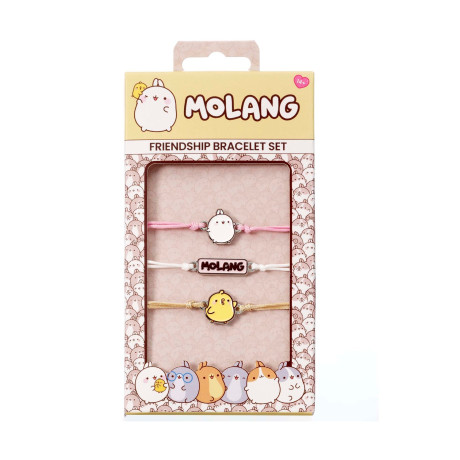 Carat Shop Molang - Molang and piu piu Friendship Bracelet set (Mlfbs126)