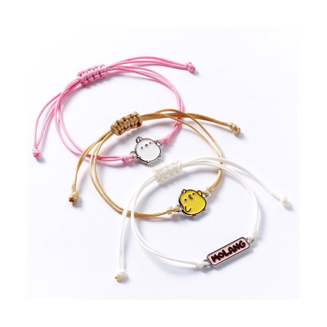 Carat Shop Molang - Molang and piu piu Friendship Bracelet set (Mlfbs126)