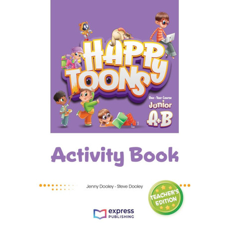 Happytoons Junior a and b Teacher's Workbook (+digibook app )