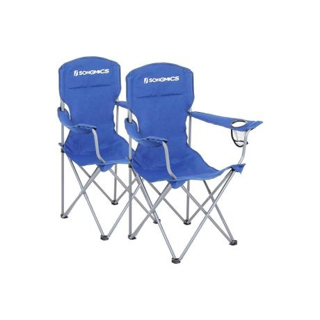 Songmics Camping Chair set of 2 Blue 54x86x97cm (Gcb08bu) (Snggcb08bu)
