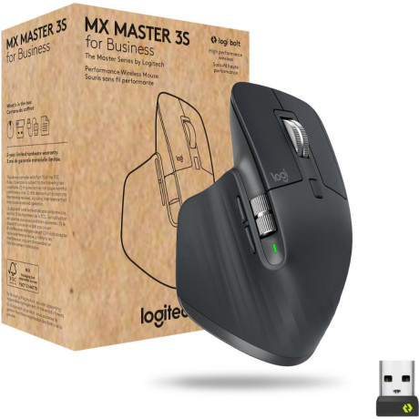 Logitech mx Master 3s for Business Mouse Black (910-006582) (Logmxmaster3sbk)