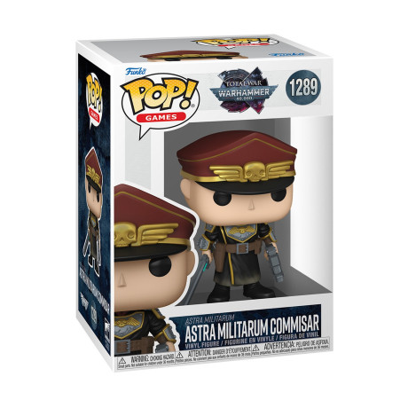 Funko Pop! Games: Warhammer - Astra Militarum Commisar #1289 Vinyl Figure