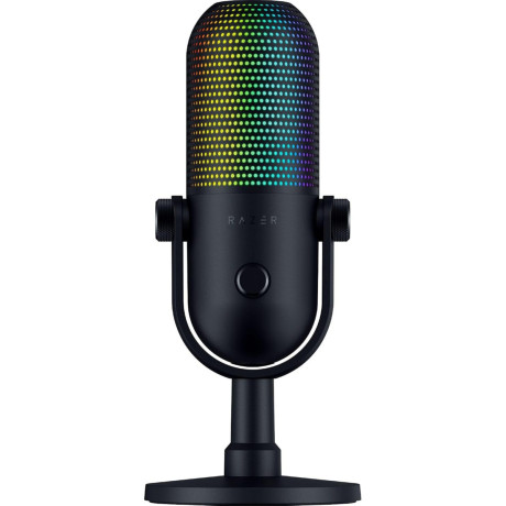 Razer Seiren v3 Chroma 32 bit Black - usb rgb mic - ai Audio Processing - Noise Isolation - Mute