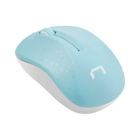 Natec Toucan Wireless Optical Mouse 1600 dpi - Blue-White (Nmy-1651) (Ntcnmy-1651)