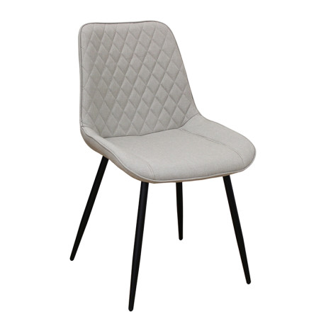 ALESIA L. BEIGE ΥΦΑΣΜΑ ΚΑΡΕΚΛΑ ΜΕΤΑΛΛΙΚΗ 50X59X86εκ.