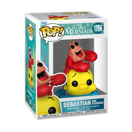 Funko Pop! Disney: the Little Mermaid - Sebastian & Flounder #1756 Vinyl Figure