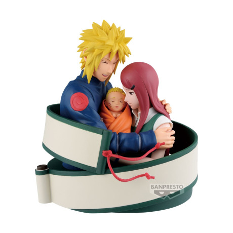 Banpresto: Naruto 72 Series - Minato & Naruto & Kushina Figure (13cm) (71473)
