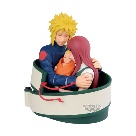 Banpresto: Naruto 72 Series - Minato & Naruto & Kushina Figure (13cm) (71473)