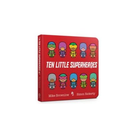 Ten Little Superheroes Board Book