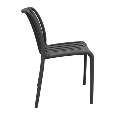 PARMA DARK GREY ΚΑΡΕΚΛΑ ΠΟΛ/ΝΙΟΥ 46X59X80εκ.