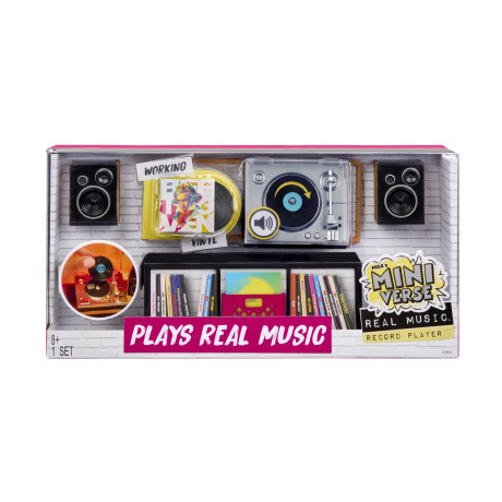 Mga's Miniverse: Real Music - Record Player - Plays Real Music (254249)