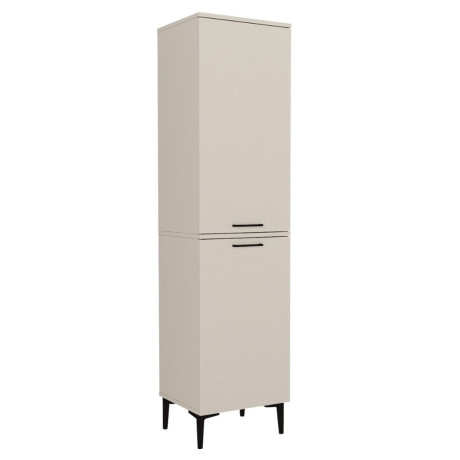 Ντουλάπι με Καλάθι Απλύτων Singa Megapap Χρώμα Sandstone 45x40x180εκ.