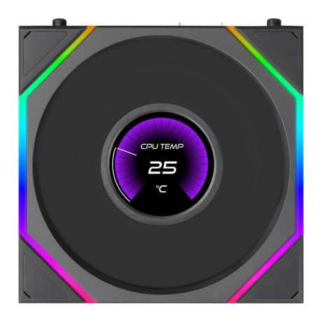 Lian li uni fan tl-lcd Flex Wireless 120 Black (1pc) Case fan - no Controller Included