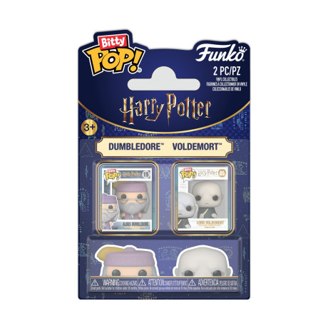 Funko Bitty Pop! 2-Pack: Harry Potter - Dumbledore & Voldemort Vinyl Figures