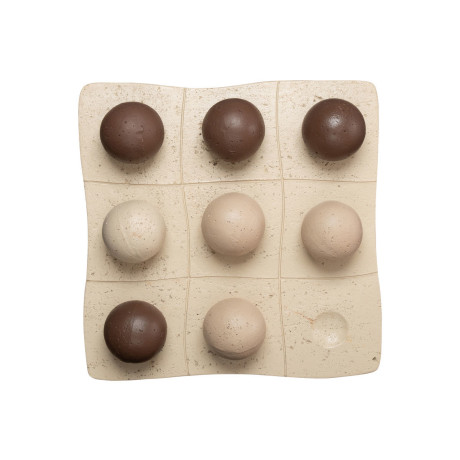 Estia Διακοσμητικη Τριλιζα Nyra 20.5x20.5x5cm Λευκη Μαυρη