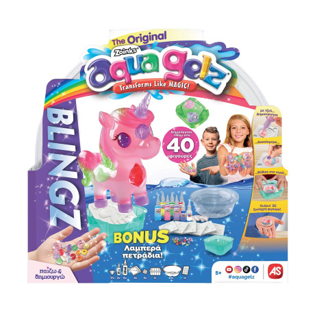 AS Aqua Gelz Ζουληχτές Φιγούρες - Blingz De Luxe Playset Για Ηλικίες 5+