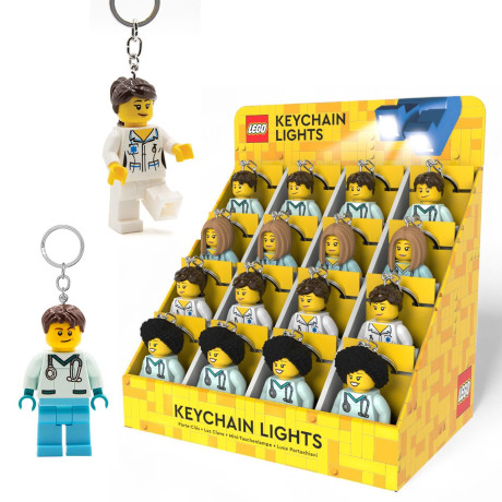 Lego® Minifigures™ Μπρελοκ με Φακο - 16 tmx - Ιατρικα Επαγγελματα