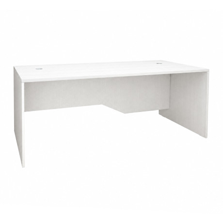 Γραφείο Επαγγελματικό Venturo Megapap Χρώμα Λευκό 180x80x75εκ.