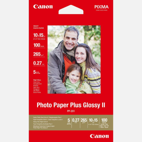 Canon Φωτογραφικό Χαρτί pp-201 4x6 Inch 265 G/m² 100 Φύλλα (2311b072) (Canpp-20146)