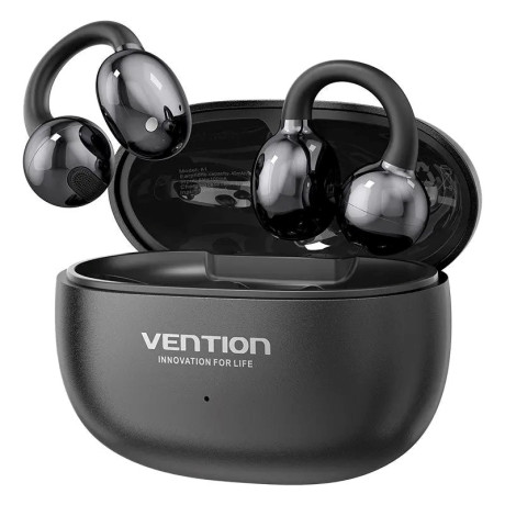 Vention Wireless Bluetooth Open ear Headphones Echo Clip a11 Black (Nbwb0-id) (Vennbwb0-id)