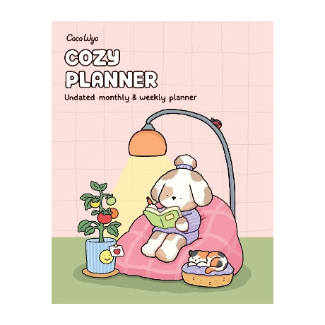 Cozy Planner: Undated Monthly & Weekly Planner