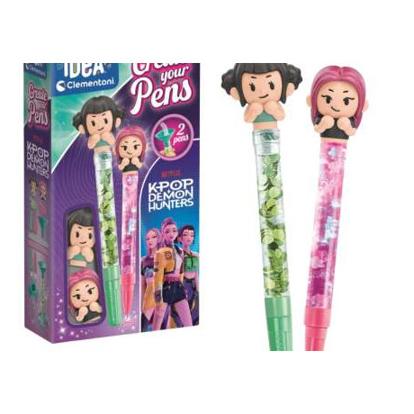Μαθαινω & Δημιουργω: Create Your Pens 2τεμ k pop Demon Hunters (Τυχαια Επιλογη)