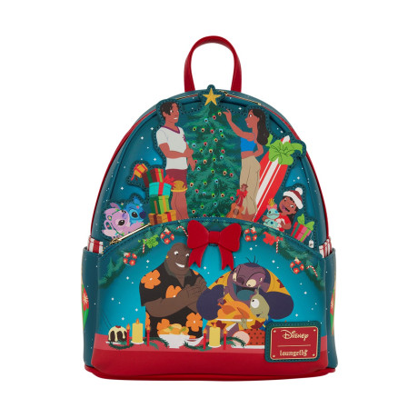 Loungefly Disney: Lilo & Stitch - Holiday Celebration Mini Backpack (Wdbk4766)