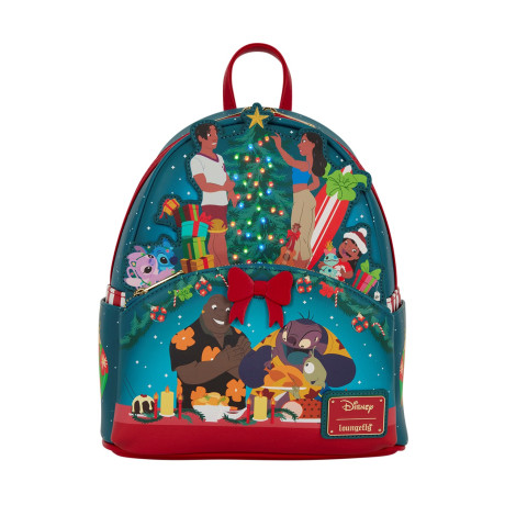 Loungefly Disney: Lilo & Stitch - Holiday Celebration Mini Backpack (Wdbk4766)