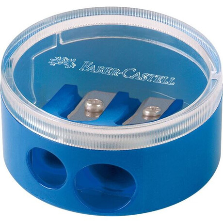 Ξύστρα Faber Castell Πλαστική Διπλή Ξύστρα Faber Castell Πλαστική Διπλή