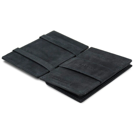 Garzini Essenziale Magic Coin Wallet Carbon Black