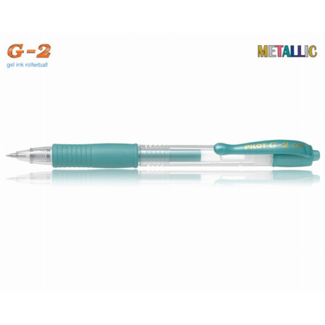 Pilot Στυλό G-2 0.7mm Πράσινο Μεταλλικό