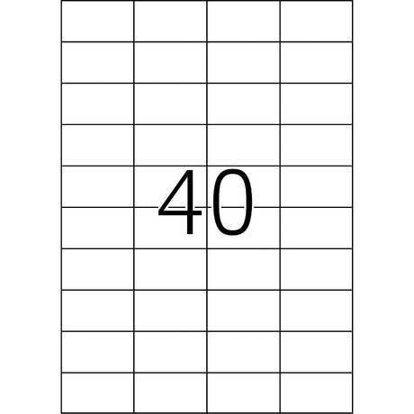 Ετικέτες TYPOTRUST 100 ΦΥΛΛΑ 52,5 Χ 29,7 mm (4000 ετικ)
