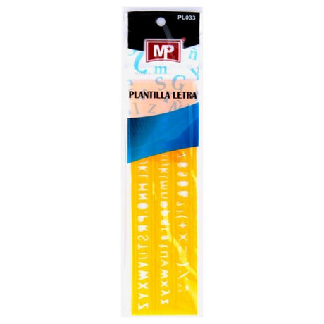 Στένσιλ Γραμμάτων MP Mini PL033