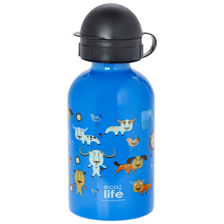 Ecolife Jungle Παιδικό Ανοξείδωτο Μπουκάλι 400ml 33-BO-1999
