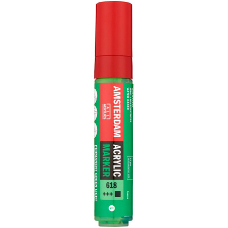 Μαρκαδόρος Ακρυλικός Talens 15mm Permanent Green Light 618