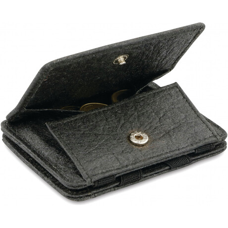 Hunterson Magic Coin Wallet RFID VEGAN Charcoal HU-MW-CP1-RFID-CHA