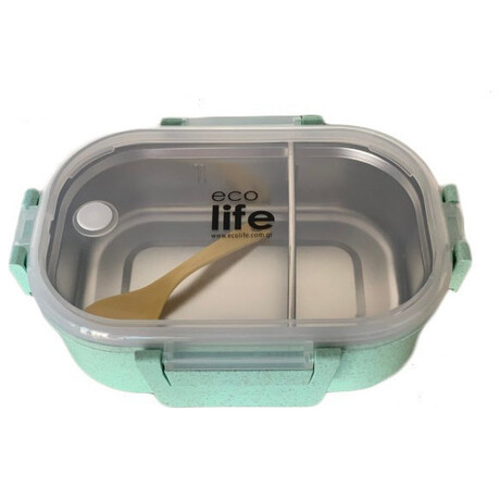 Ecolife Φαγητοδοχείο 900ml | Με χώρισμα Ανοιχτό Πράσινο