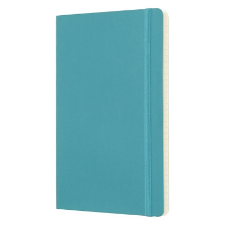 Moleskine Soft Ruled L Reef Blue