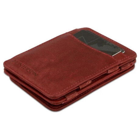 Hunterson Magic Coin Wallet RFID Burgundy HU-MW-CP1-RFID-BUR