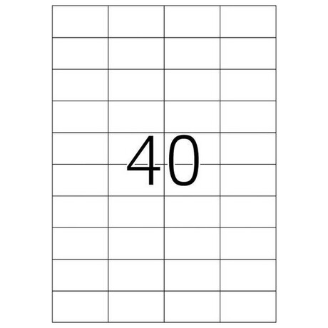 Ετικέτες Διαφανείς Herma 52x29.7mm 25 Φύλλα 1000 Ετικέτες No 4684