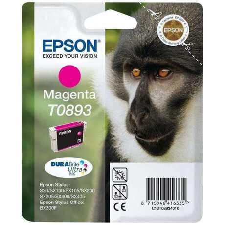 Μελάνι Inkjet Epson T0893 Magenta (C13T089340)