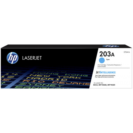HP Laser No 203A Toner Original Standard Capacity Cyan (1.3k) (CF541A)