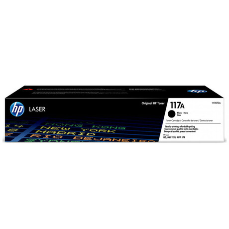 HP Laser No 117A Black Original Toner (1k) (W2070A)