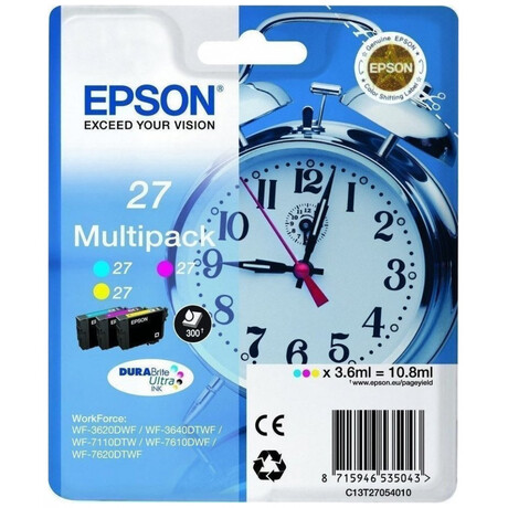 Μελάνι Inkjet Epson 27 Color Multipack C13T270540