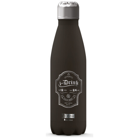 Παγούρι i Drink Therm Bottle - Black Label 500ml ID0039