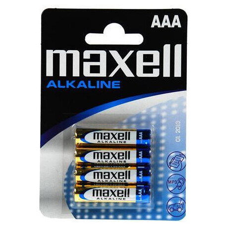Αλκαλικές Μπαταρίες Maxell ΑΑΑ BL. 4τμχ (LR03)